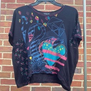 Artistic Black/Blue Blouse Girls’ M (10)